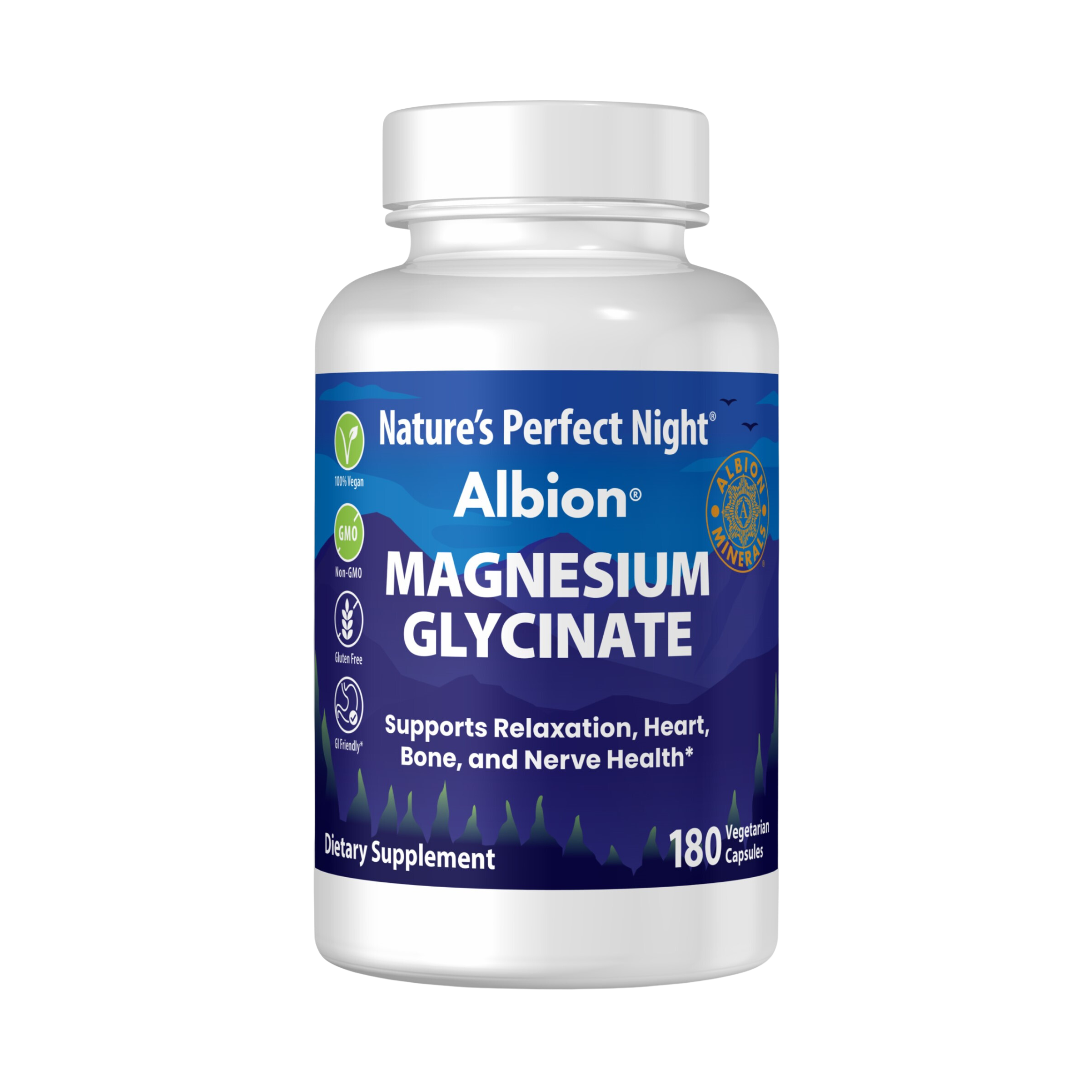 Magnesium Glycinate Supplement - Natural Sleep Aid, Melatonin Free