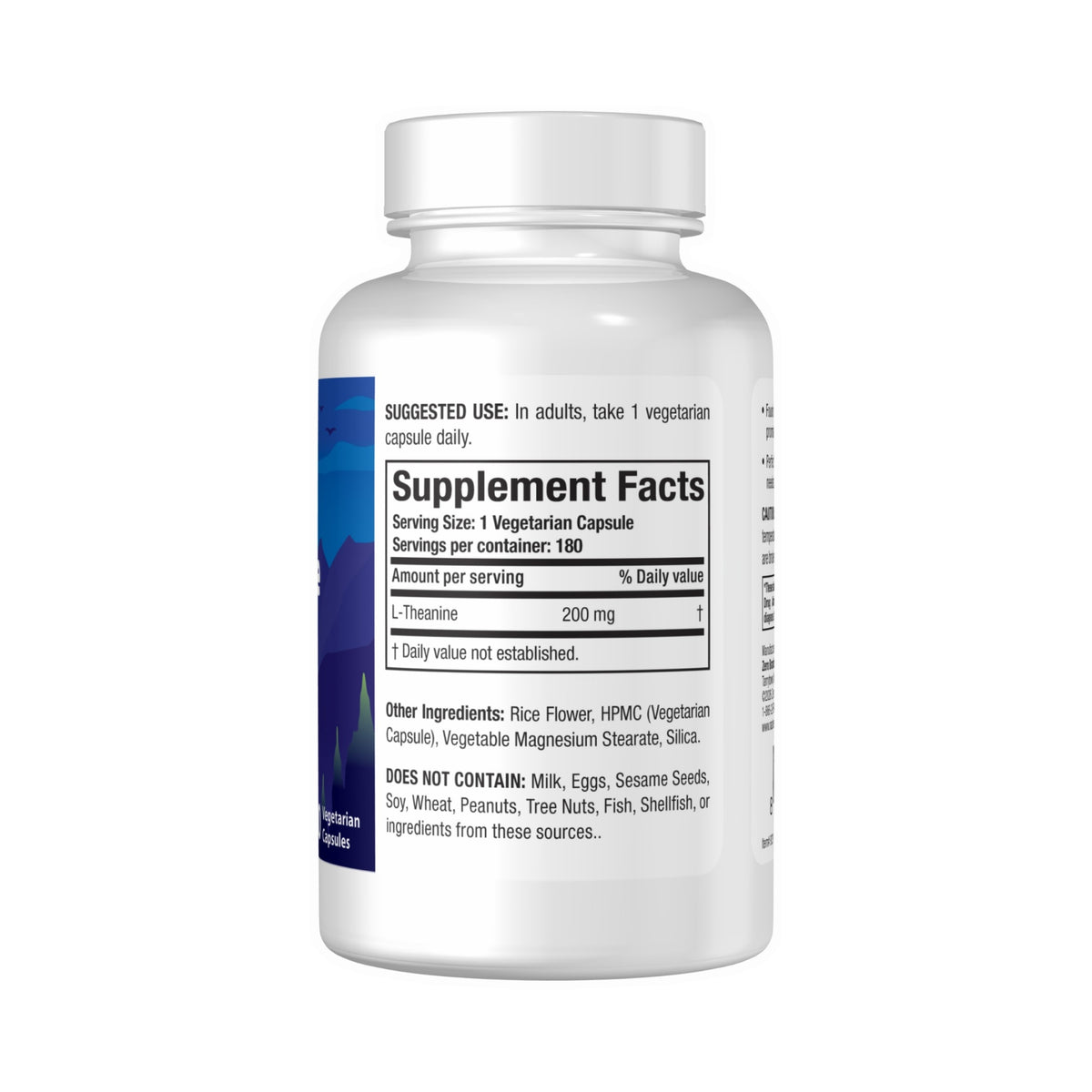 Nature’s Perfect Night L-Theanine 200mg, 180 Vegetarian Capsules