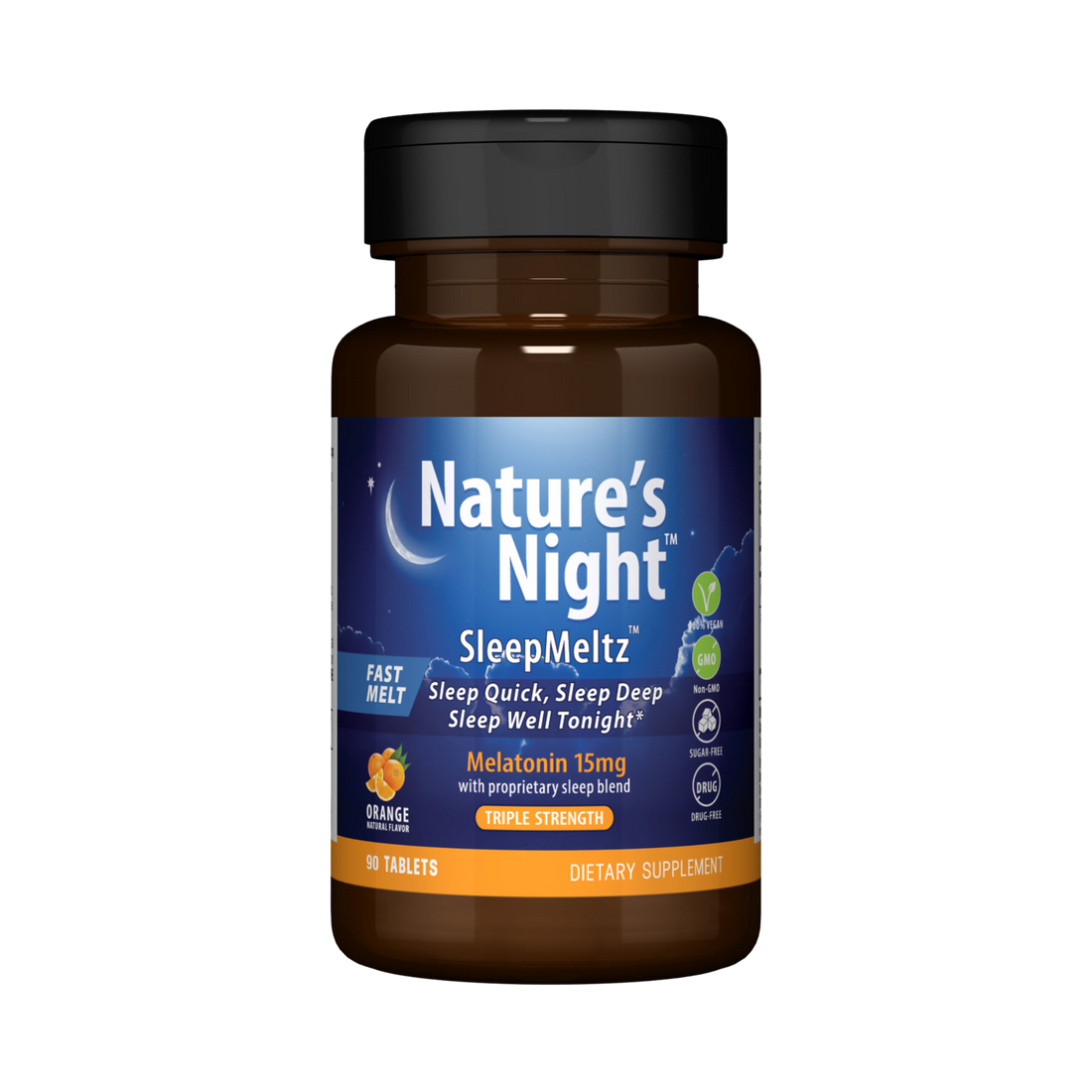 Nature’s Night Triple Strength - 90 Count - Natural Orange Flavor