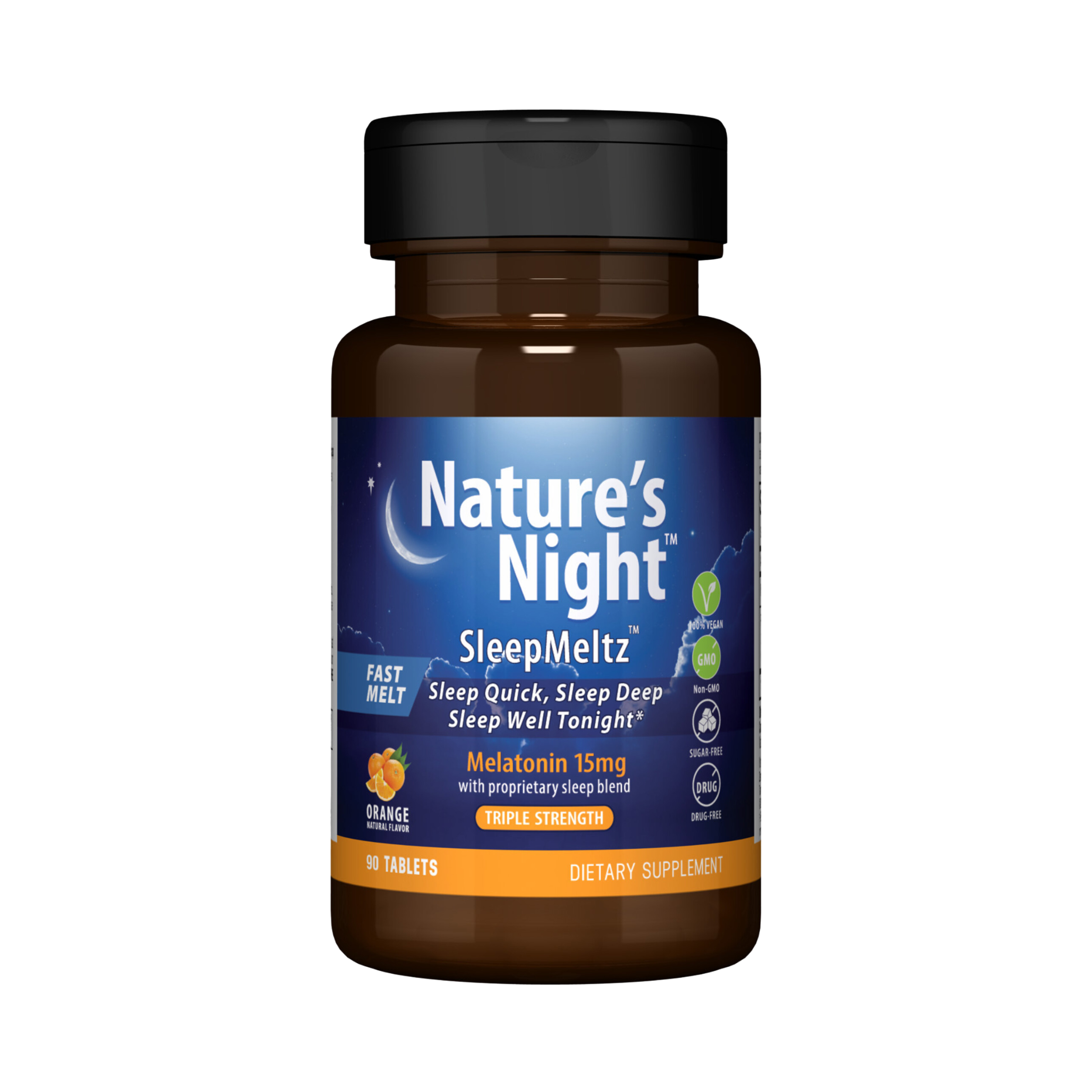 Nature’s Night Triple Strength - 90 Count - Natural Orange Flavor