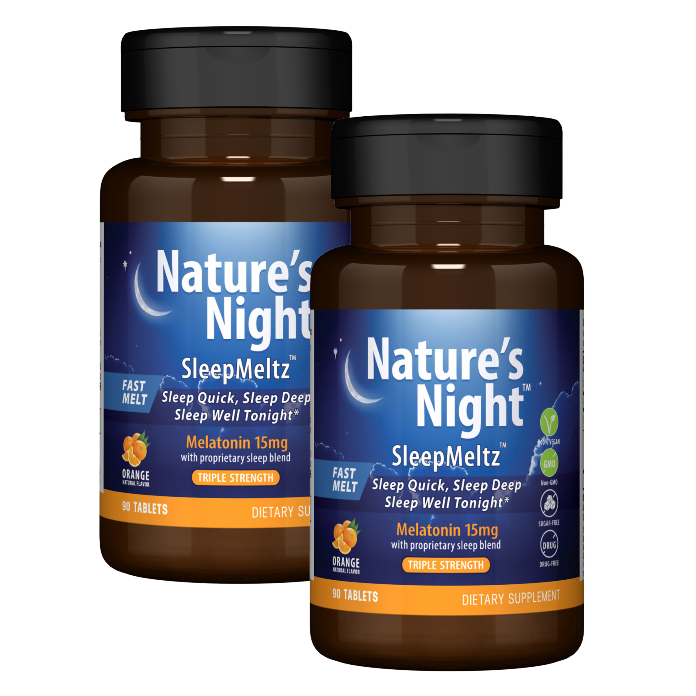 Nature’s Night Triple Strength - 90 Count - Natural Orange Flavor